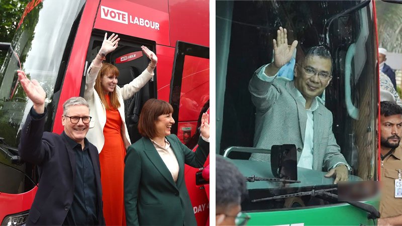 রাজনৈতিক কর্মকাণ্ডে বড় নেতারা কেন বাস ব্যবহার করেন, বাংলাদেশে এ প্রবণতা কী নতুন